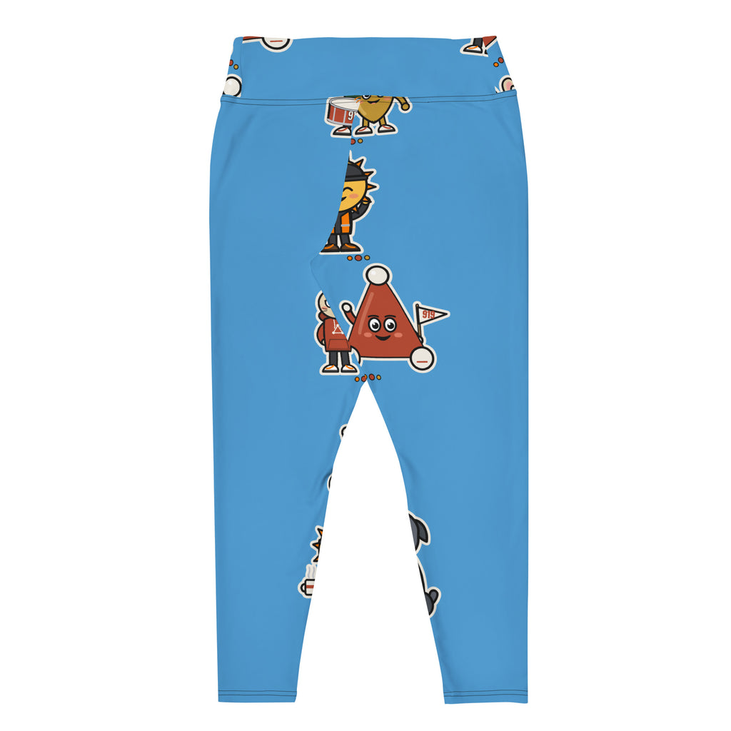 919 Crew Leggings - Carolina Blue - Plus (2XL-3XL) by City Clothing Line Company, Raleigh streetwear – view 2 of 2