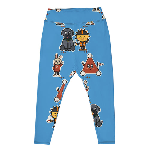 919 Crew Leggings - Carolina Blue - Plus (2XL-3XL) by City Clothing Line Company, Raleigh streetwear – view 1 of 2