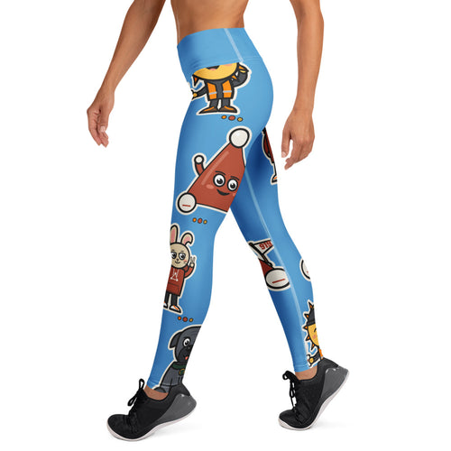 919 Crew Leggings - Carolina Blue by City Clothing Line Company, Raleigh streetwear – view 2 of 4