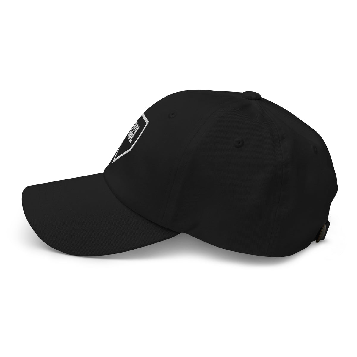 Boss Line Dad Hat - Black/Navy by City Clothing Line Company, Raleigh streetwear – view 7 of 12