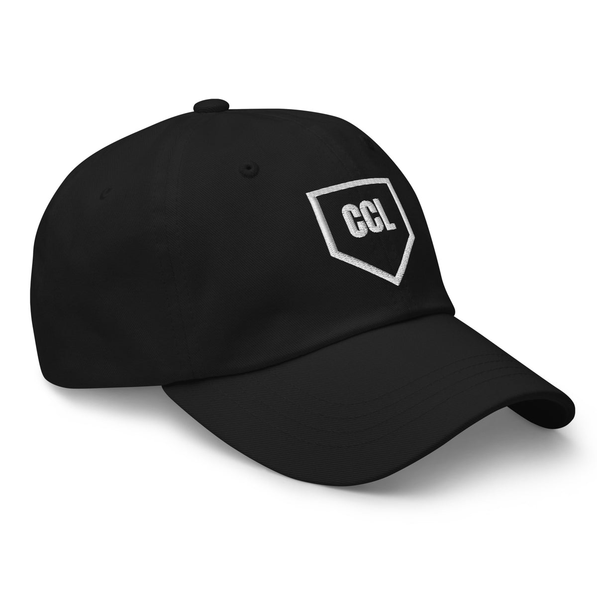 Boss Line Dad Hat - Black/Navy by City Clothing Line Company, Raleigh streetwear – view 9 of 12