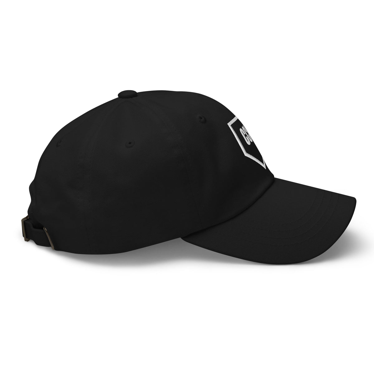 Boss Line Dad Hat - Black/Navy by City Clothing Line Company, Raleigh streetwear – view 5 of 12