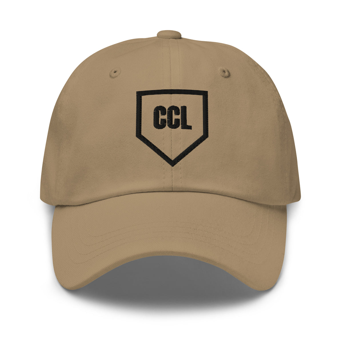 Boss Line Dad Hat - Khaki/Stone by City Clothing Line Company, Raleigh streetwear – view 1 of 12