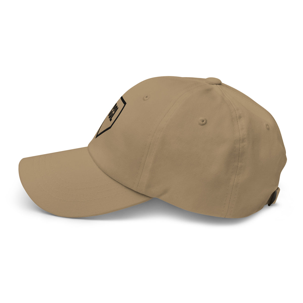 Boss Line Dad Hat - Khaki/Stone by City Clothing Line Company, Raleigh streetwear – view 7 of 12