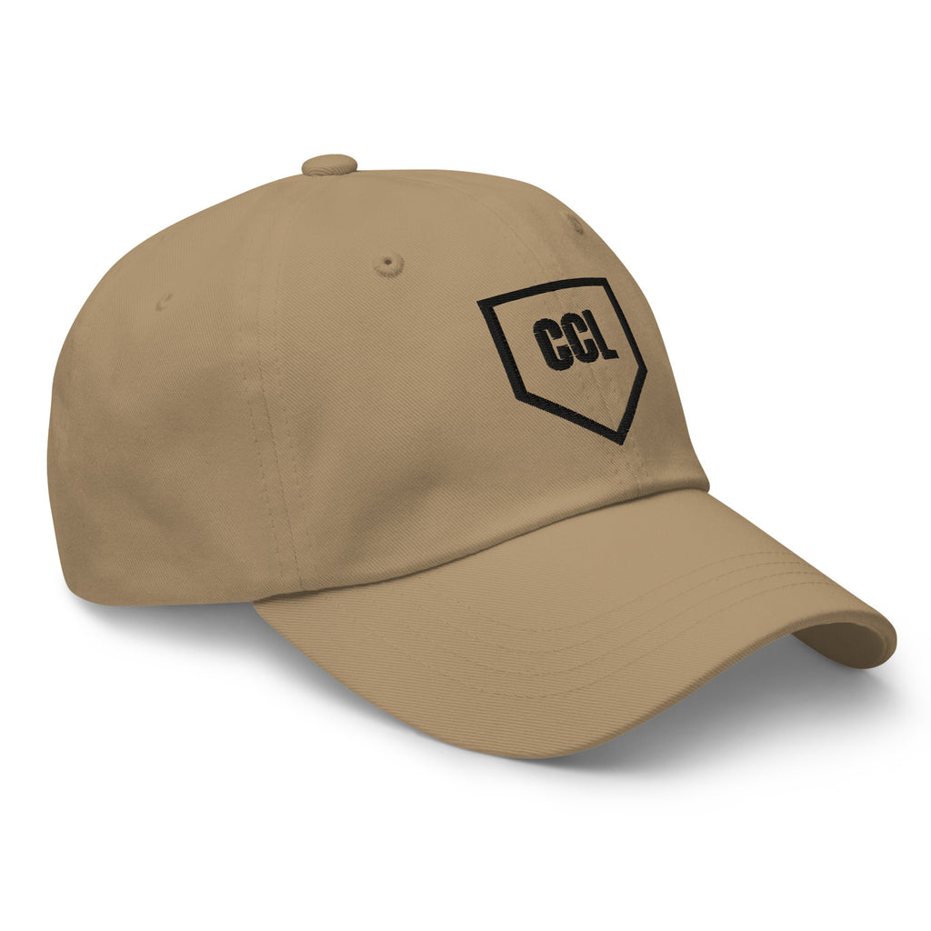 Boss Line Dad Hat - Khaki/Stone by City Clothing Line Company, Raleigh streetwear – view 9 of 12