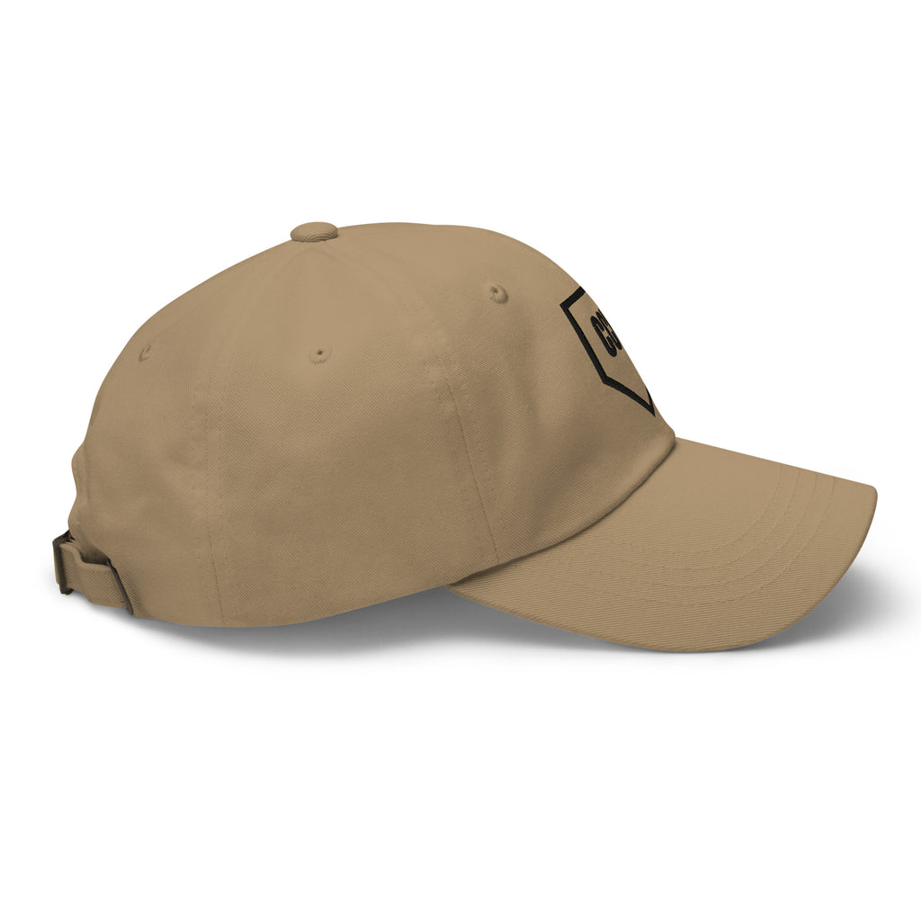 Boss Line Dad Hat - Khaki/Stone by City Clothing Line Company, Raleigh streetwear – view 5 of 12