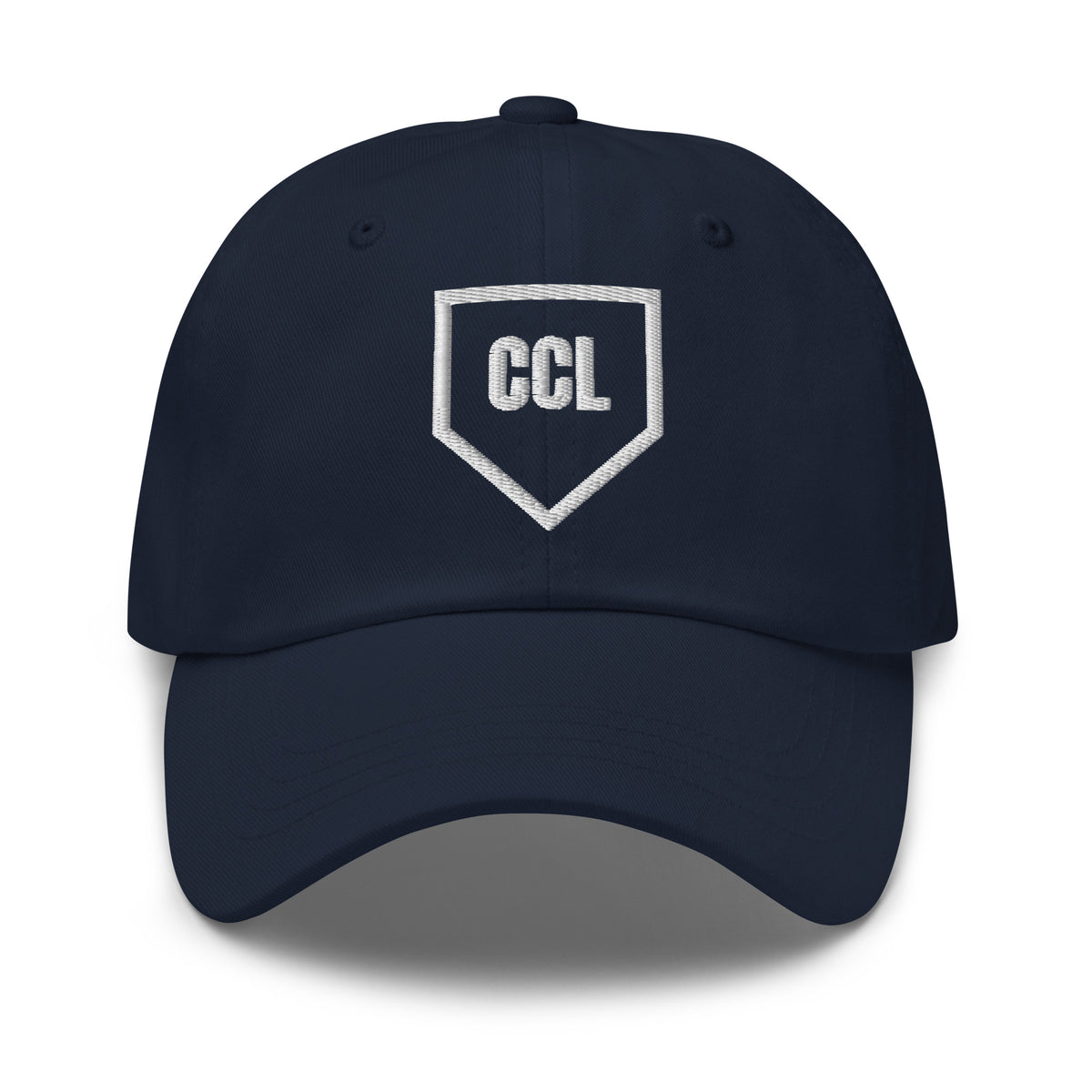 Boss Line Dad Hat - Black/Navy by City Clothing Line Company, Raleigh streetwear – view 2 of 12