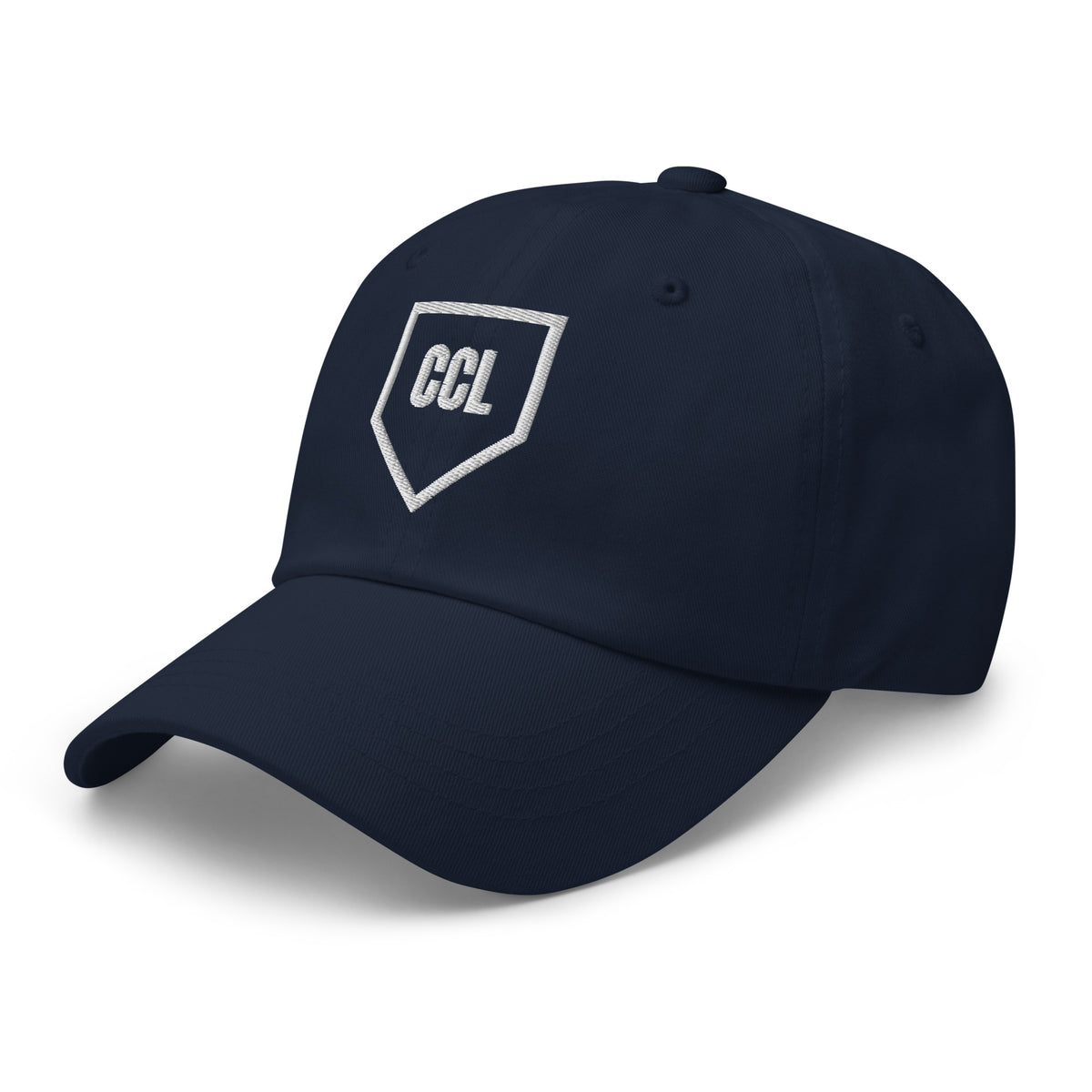 Boss Line Dad Hat - Black/Navy by City Clothing Line Company, Raleigh streetwear – view 12 of 12