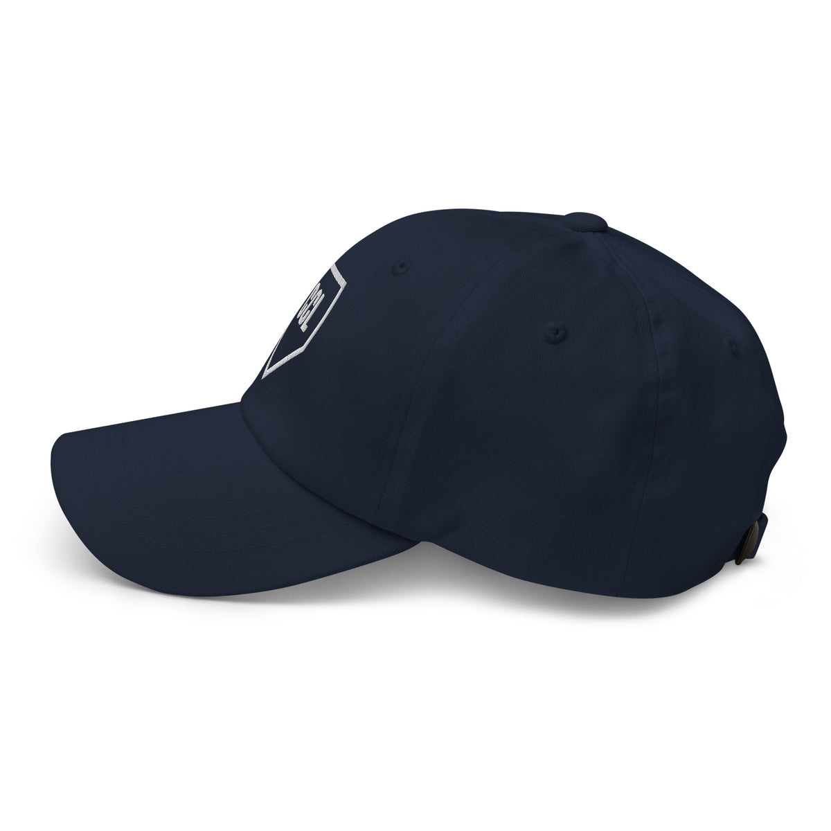 Boss Line Dad Hat - Black/Navy by City Clothing Line Company, Raleigh streetwear – view 8 of 12