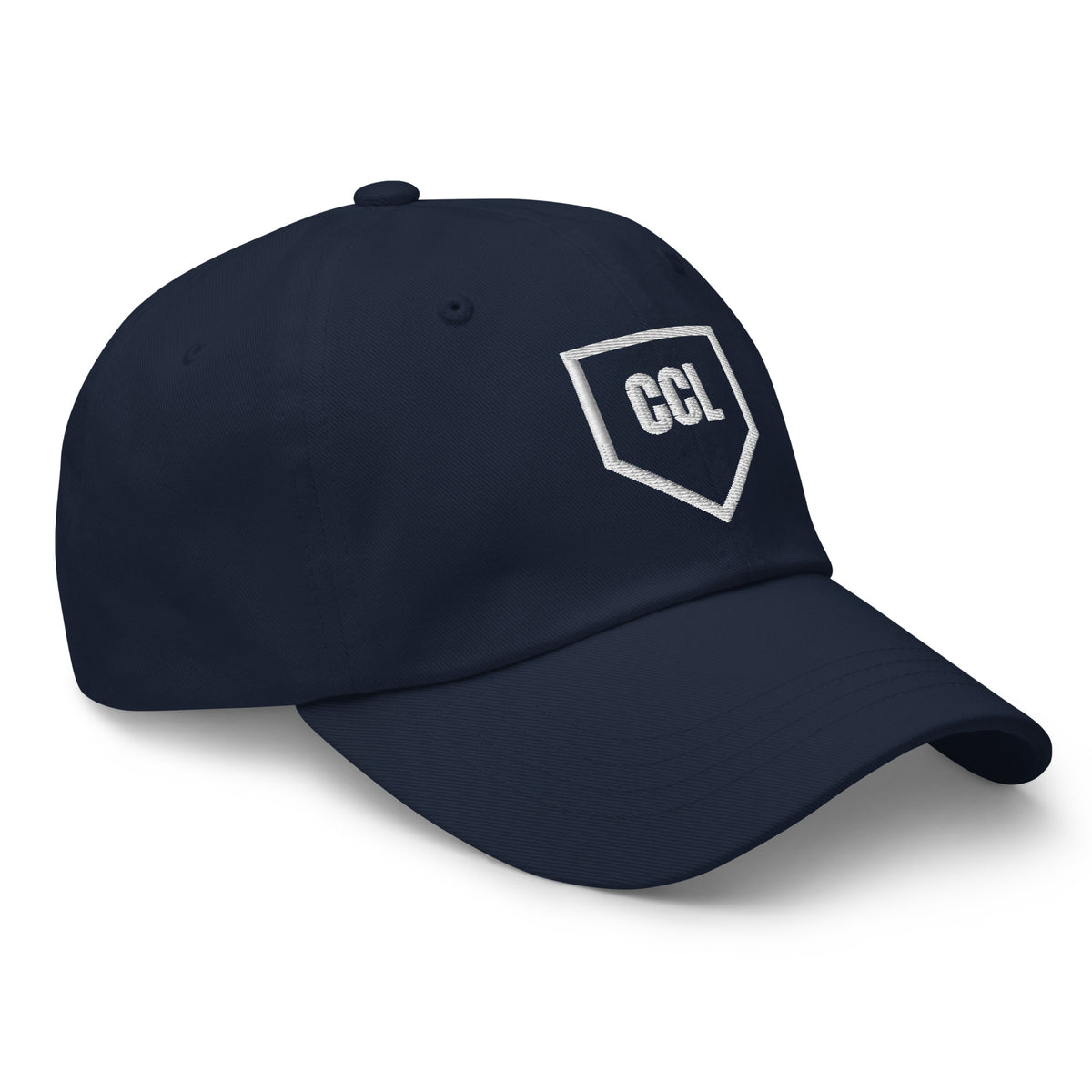Boss Line Dad Hat - Black/Navy by City Clothing Line Company, Raleigh streetwear – view 10 of 12