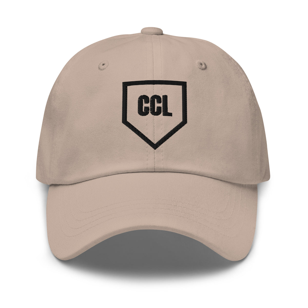 Boss Line Dad Hat - Khaki/Stone by City Clothing Line Company, Raleigh streetwear – view 2 of 12
