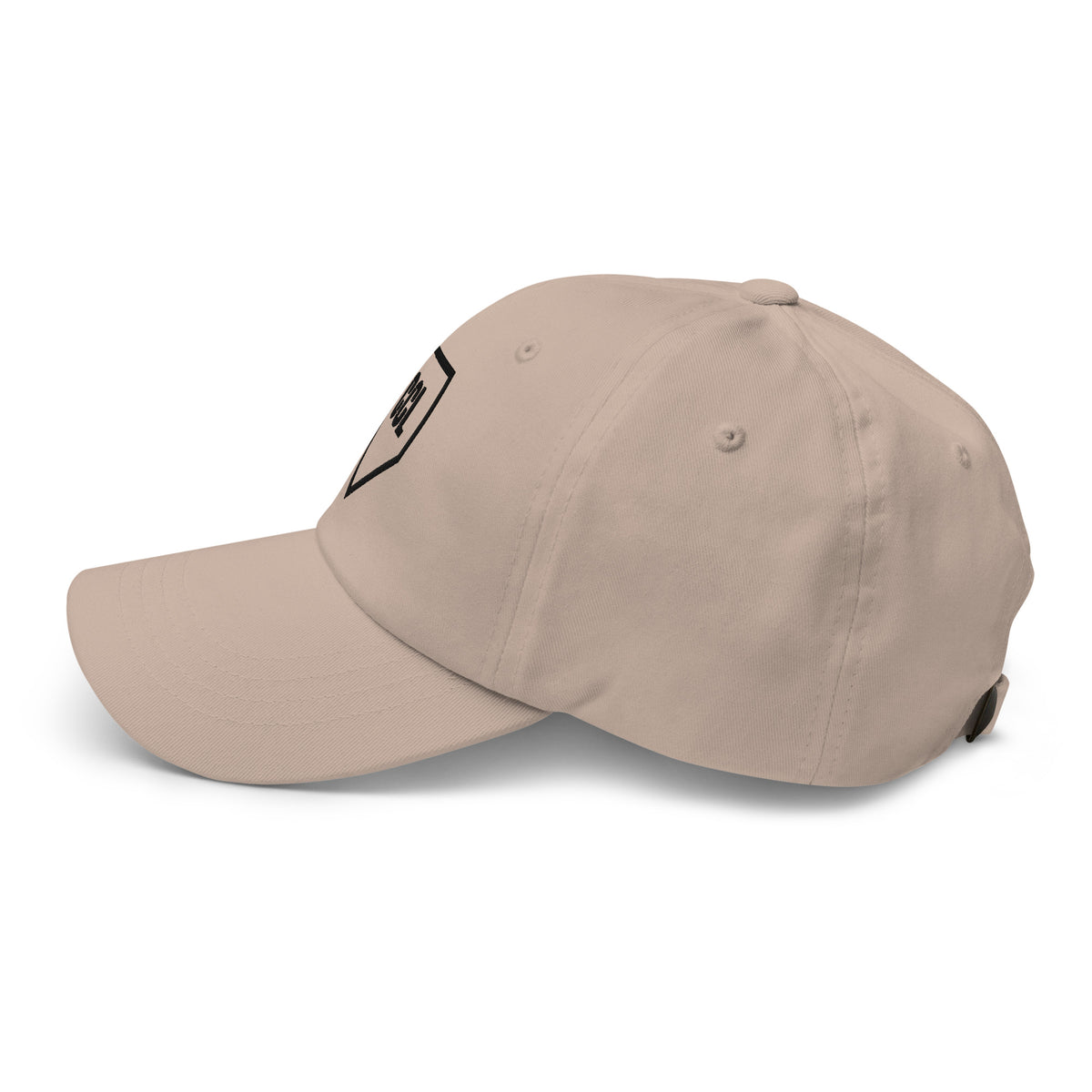 Boss Line Dad Hat - Khaki/Stone by City Clothing Line Company, Raleigh streetwear – view 8 of 12