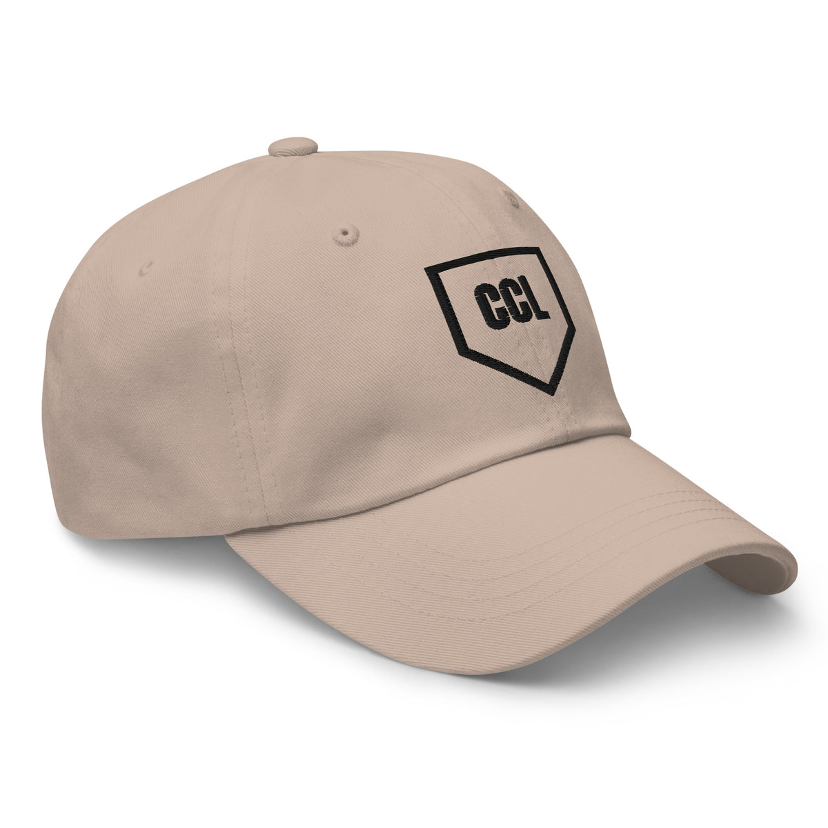 Boss Line Dad Hat - Khaki/Stone by City Clothing Line Company, Raleigh streetwear – view 10 of 12
