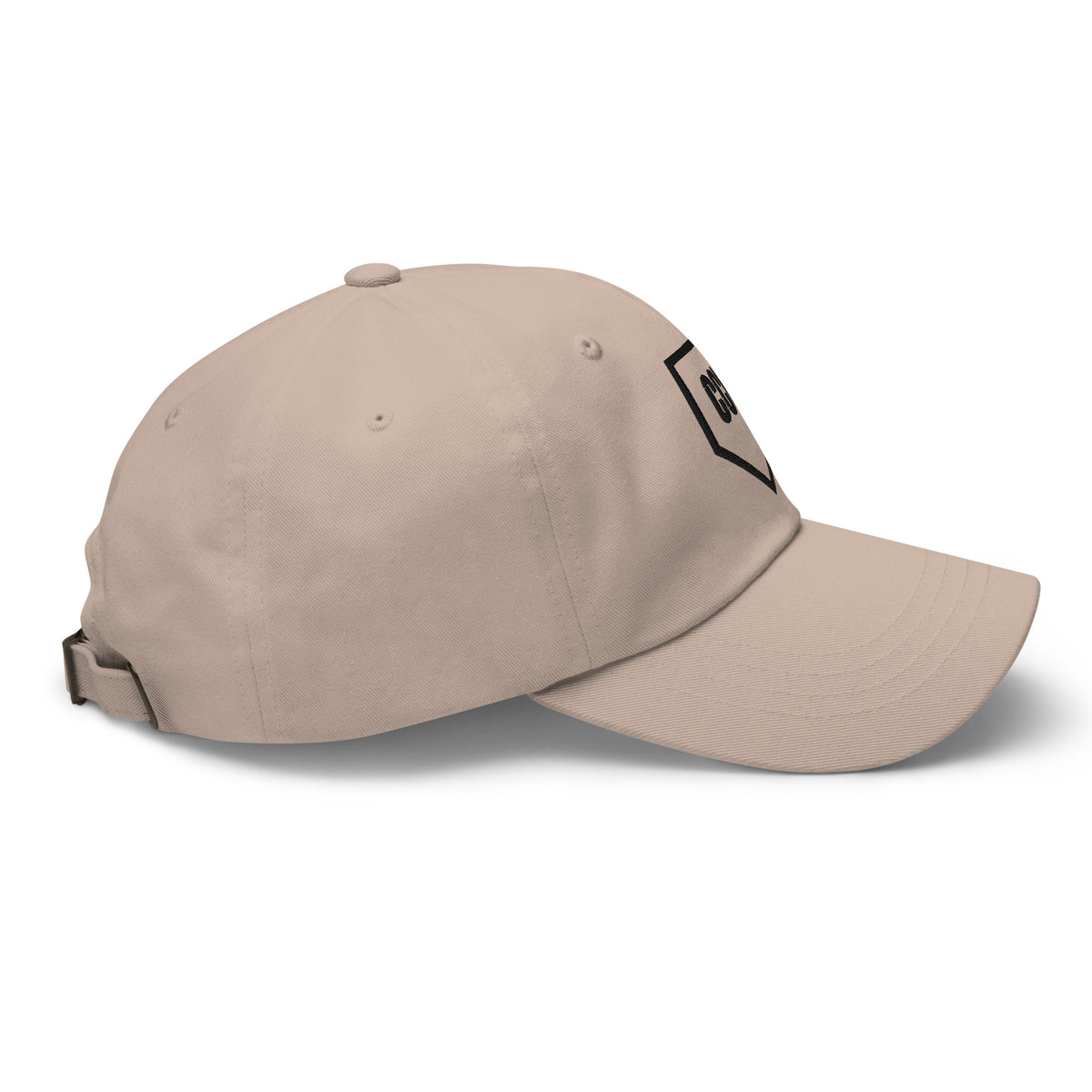 Boss Line Dad Hat - Khaki/Stone by City Clothing Line Company, Raleigh streetwear – view 6 of 12