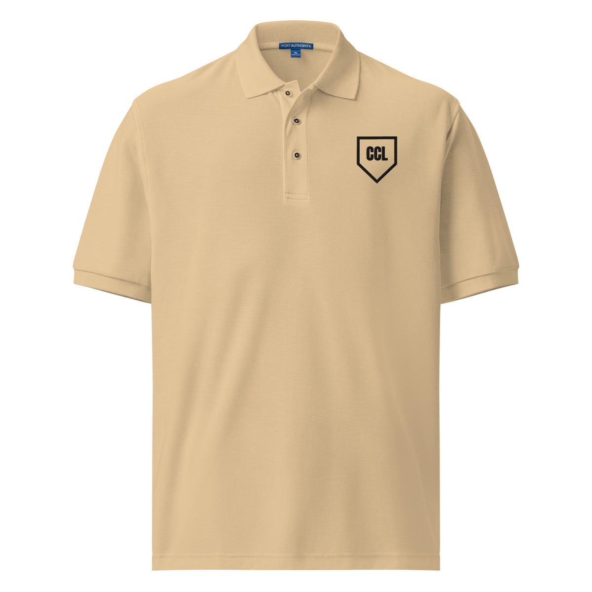 Boss Line Men's Polo - Stone by City Clothing Line Company, Raleigh streetwear – view 1 of 4