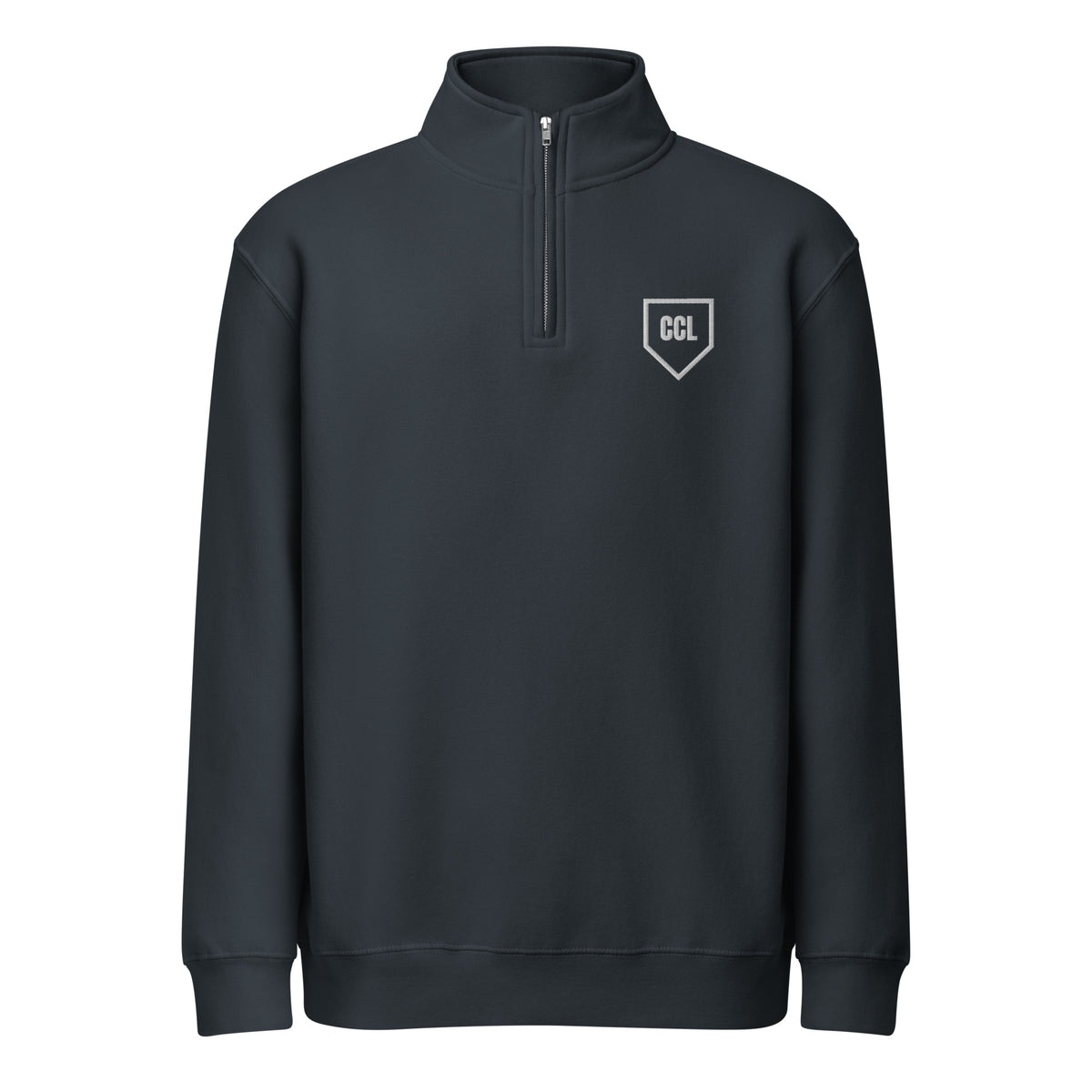 Boss Line Quarter-Zip - Black/Navy by City Clothing Line Company, Raleigh streetwear – view 2 of 8