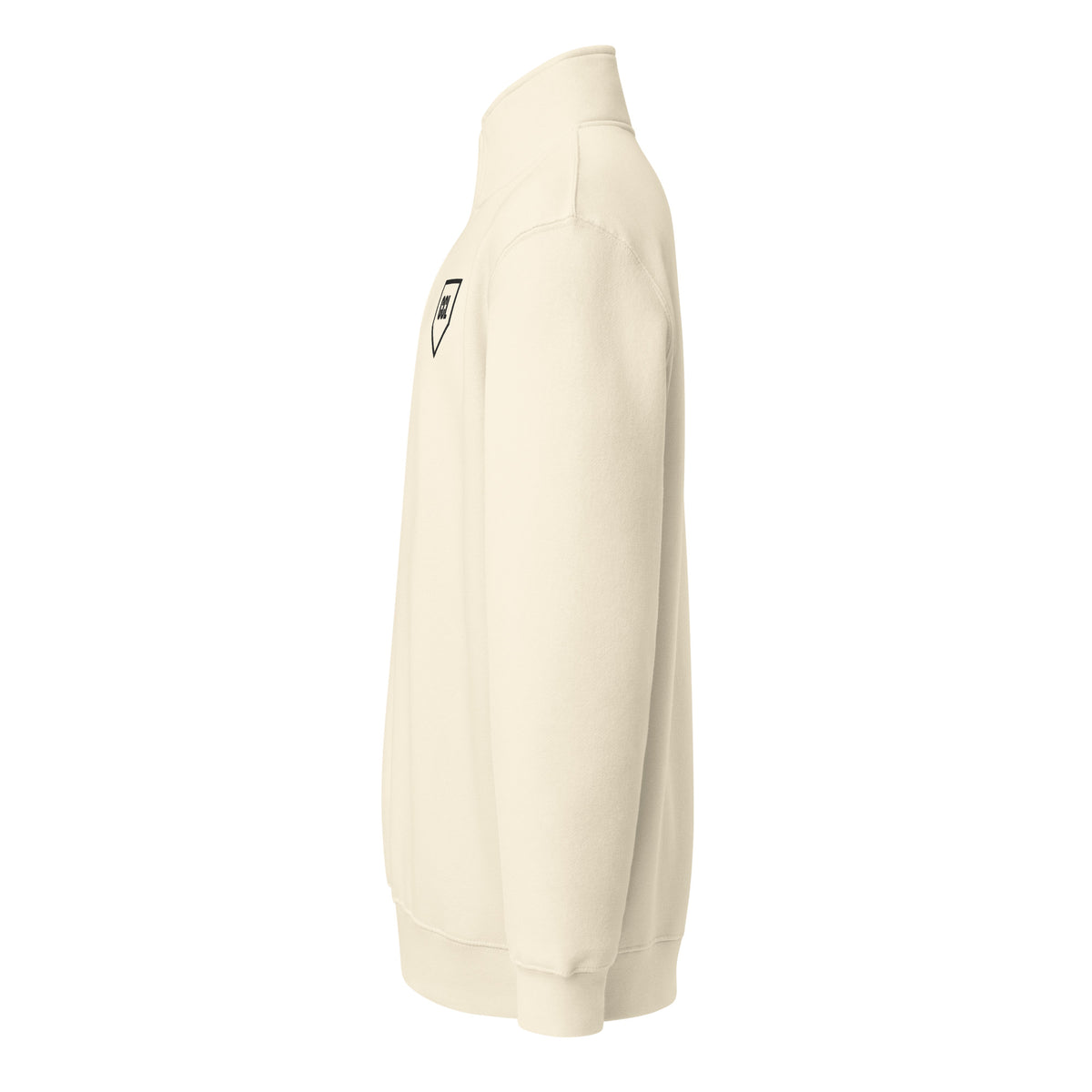 Boss Line Quarter-Zip - Sandshell by City Clothing Line Company, Raleigh streetwear – view 3 of 4