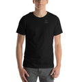 Black Classic Logo Tee, front view, City Clothing Line Company shield logo